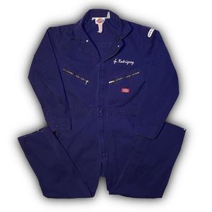 Vintage 80s Patched Dickies Coveralls Mens Large